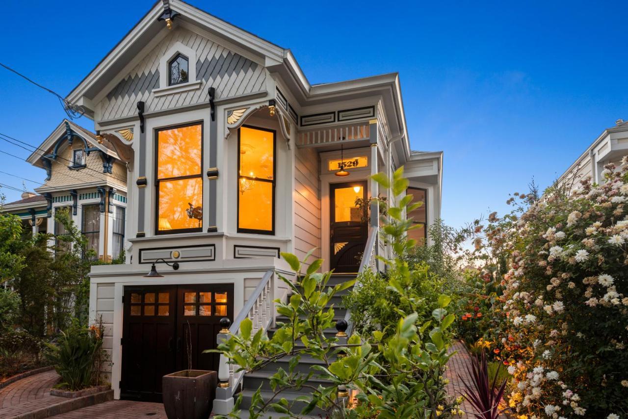 Garden Level Flat In 1885 Queen Anne Victorian Cottage In Alameda Eksteriør bilde